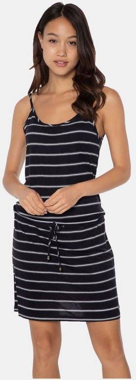 Protest gestreepte strandjurk PRTBOUNTIES zwart