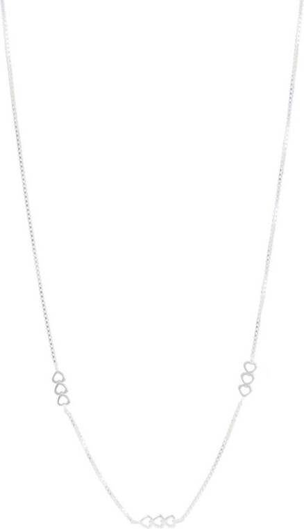 Anna + Nina Gracious Heart ketting van zilver