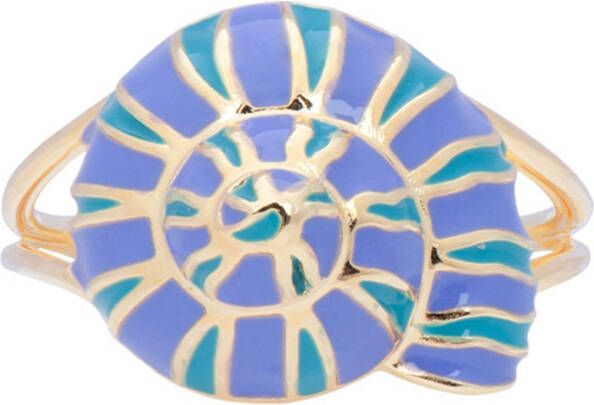 Anna + Nina Mystique Snail ring verguld