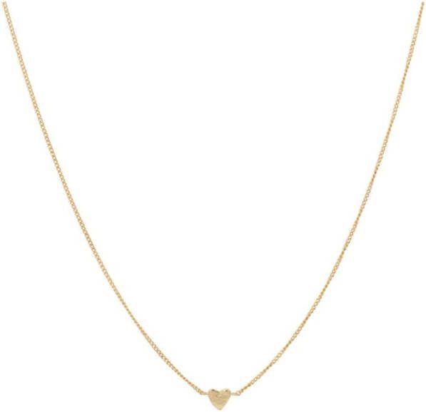 Anna + Nina Te Quiero ketting verguld