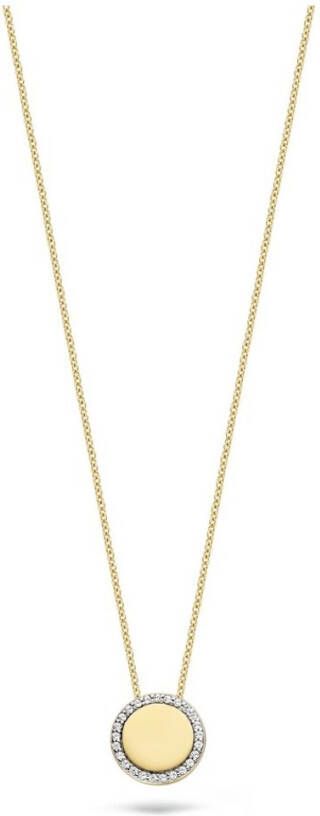 Blush Ketting van 14 karaat geelgoud met zirkonia 3124YZI