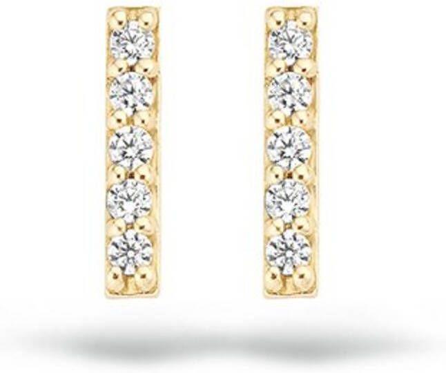 Blush Oorknopjes van 14 karaat geelgoud 7196YZI