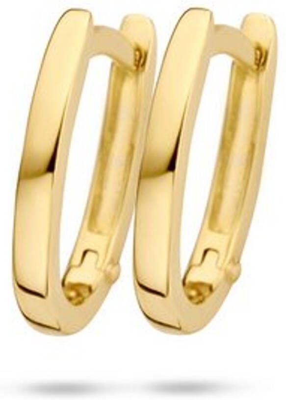 Blush Oorringen van 14 karaat geelgoud 7223YGO