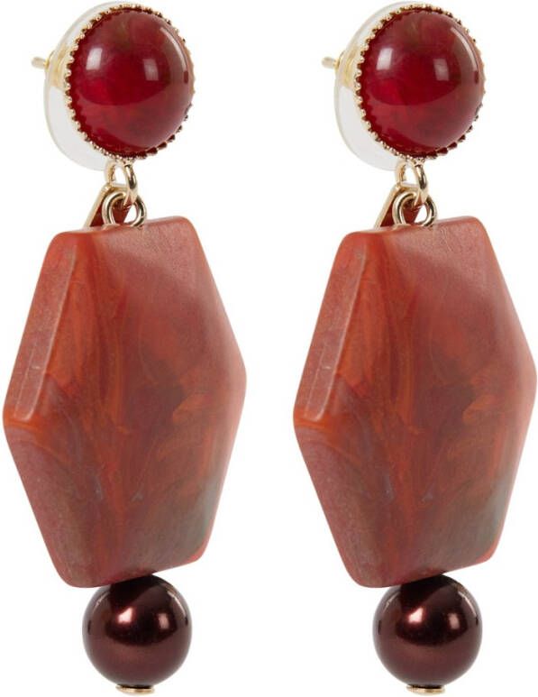 Camps & Camps Short Cosmic Love oorstekers met imitatieparel