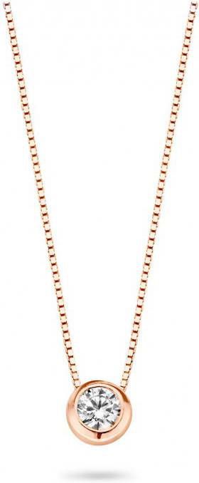 Casa Jewelry La Mer Small ketting van zilver ros&#xE9; verguld