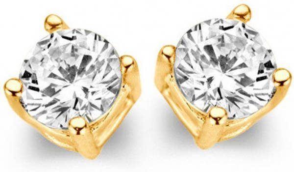Casa Jewelry Marry S oorknopjes verguld