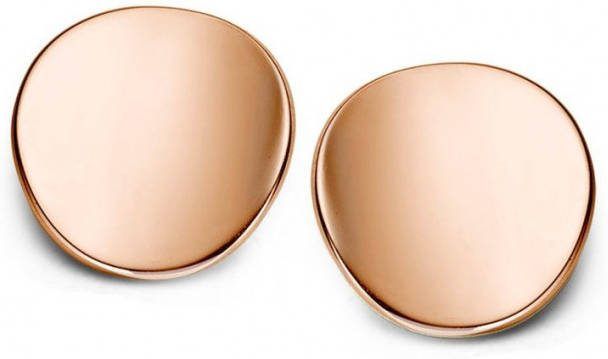 Casa Jewelry Rondjes oorknopjes verguld