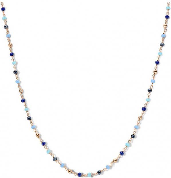 Casa Jewelry Sky Blu ketting verguld