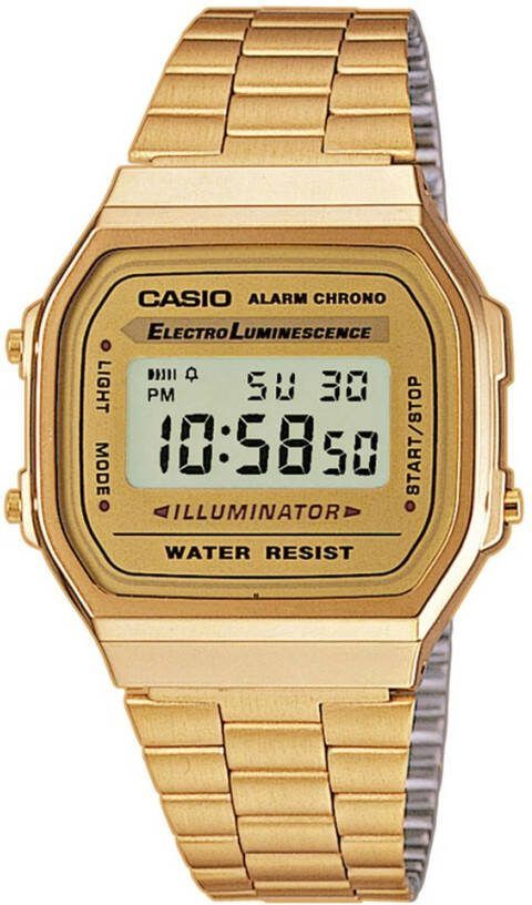 Casio Horloges Vintage Iconic A168WG 9EF Goudkleurig