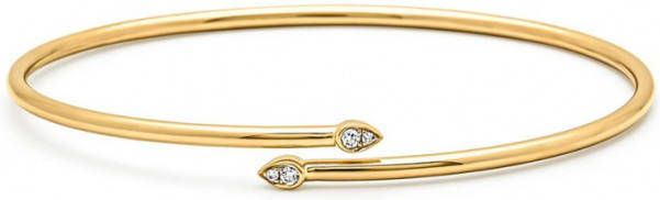 Diamond Point Geelgouden armband, 0 05 ct diamant, La Dolce Vita