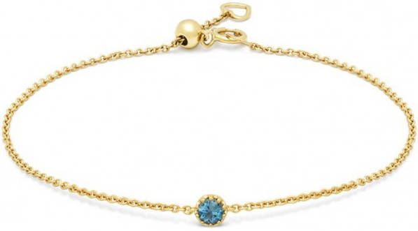Diamond Point Geelgouden armband, 0 14 ct london topaas, Joy