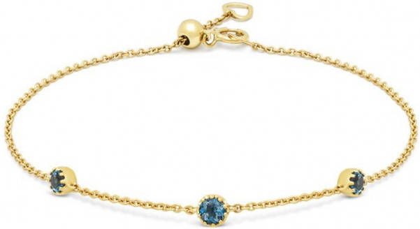 Diamond Point Geelgouden armband, 0 42 ct london topaas, Joy
