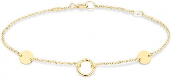 Diamond Point Geelgouden armband Marigold