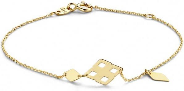 Diamond Point Geelgouden armband Marigold