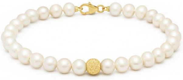 Diamond Point Geelgouden armband Riviè, ra