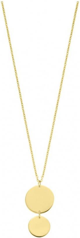 Diamond Point Geelgouden collier Marigold