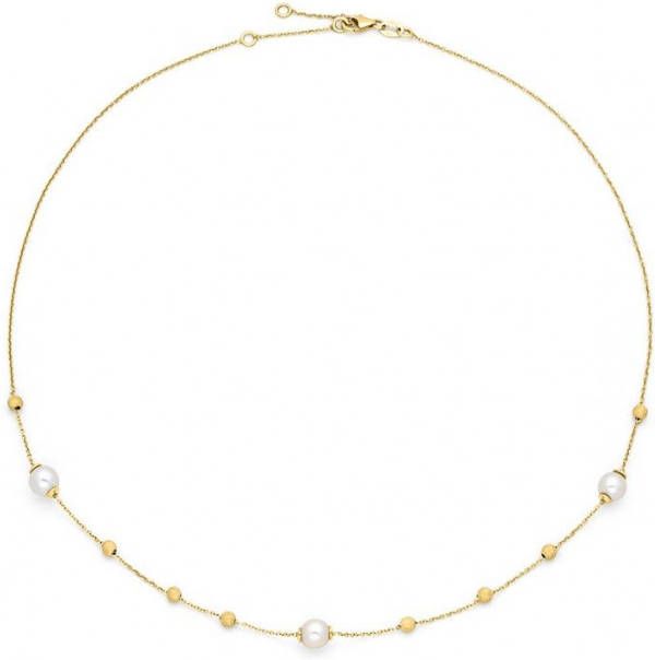 Diamond Point Geelgouden collier Riviè, ra