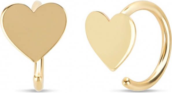 Diamond Point Geelgouden earcuffs Marigold