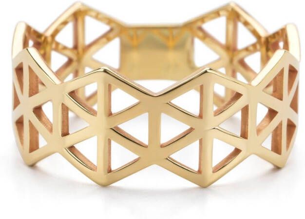 Diamond Point Geelgouden ring Marigold