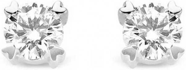 Diamond Point Witgouden oorsieraden 0 22 ct diamant Hearts & Arrows