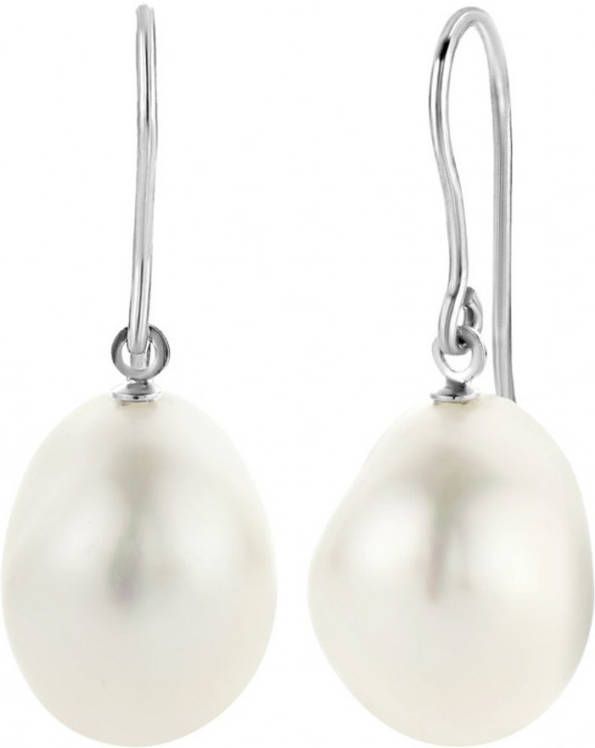 Diamond Point Witgouden oorsieraden barokparel Rivi&#xE8, ra