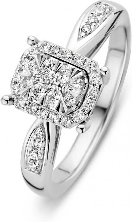 Diamond Point Witgouden ring 0 34 ct diamant Enchanted