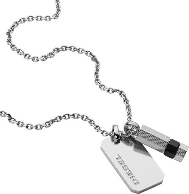 Diesel Time Frames Dx1156 Necklace Men Acciaio