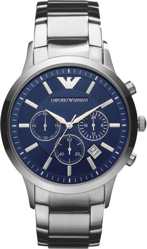 Emporio Armani Horloges Renato AR2448 Zilverkleurig