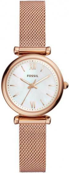 Fossil Horloges Carlie Mini ES4433 Ros&#233, goudkleurig