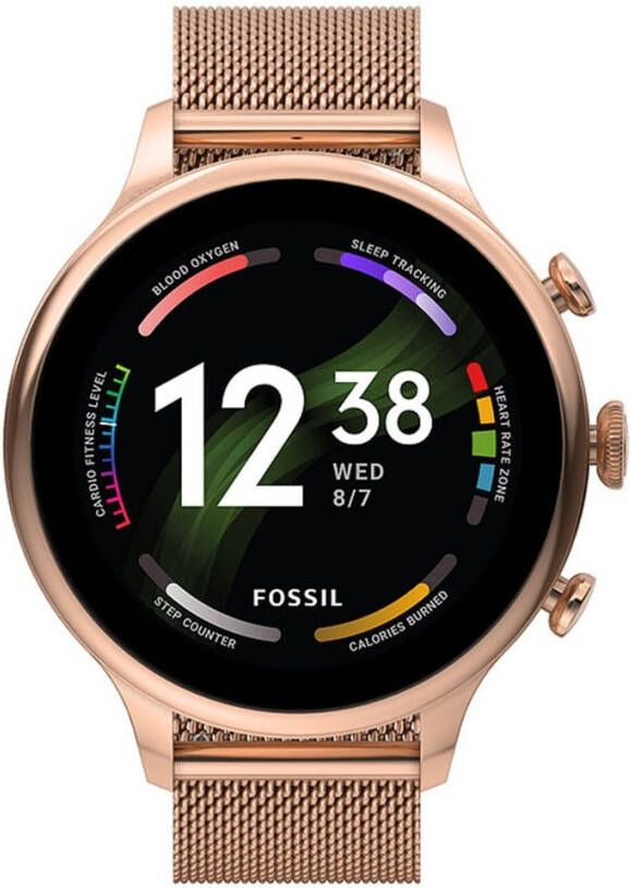 Fossil Smartwatches Gen 6 Smartwatch Rosé, goudkleurig