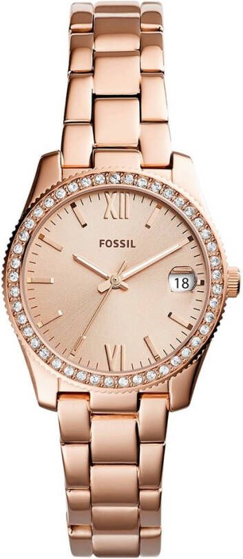 Fossil Horloges Scarlette ES4318 Ros&#233, goudkleurig