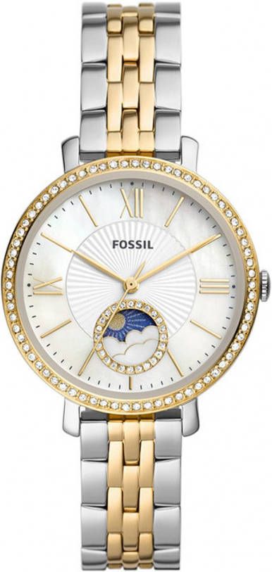 Fossil horloge ES5166 Jacqueline zilverkleurig
