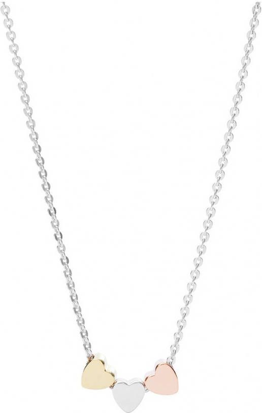 Fossil Kettingen Sterling Silver Rosé, goudkleurig