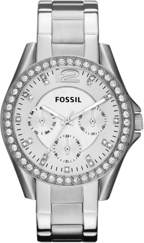 Fossil Horloges Riley ES3202 Zilverkleurig