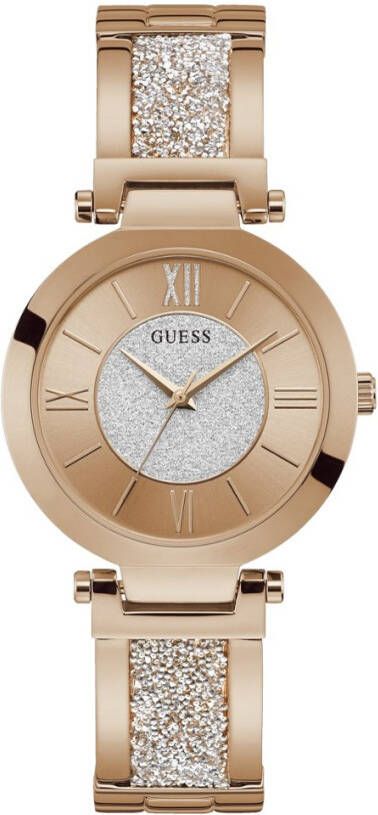 Guess Horloges Watch Aurora W1288L3 Ros&#233, goudkleurig