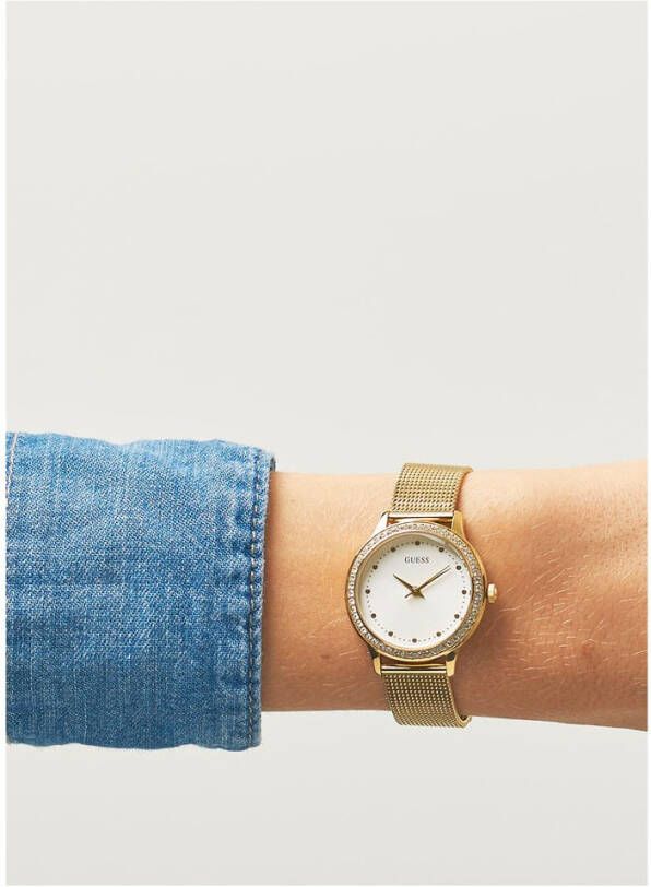 Guess Horloges Watch Chelsea W0647L7 Goudkleurig