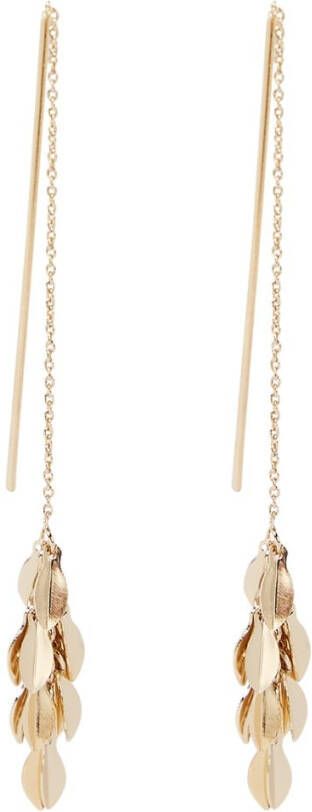 Isabel marant Shiny Leaf oorstekers met hanger