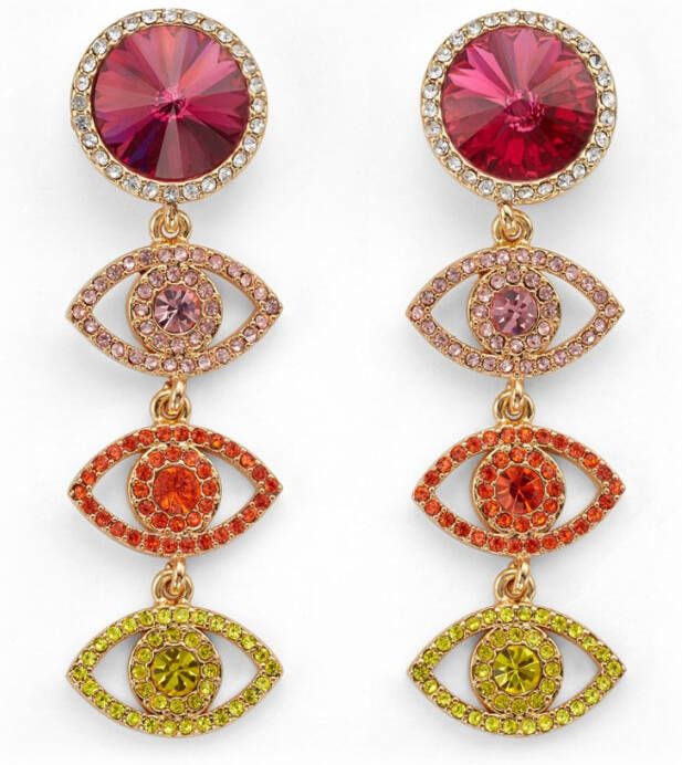 Kurt Geiger Evil Eye statement oorbellen met kristal