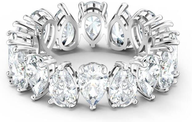 Swarovski Pear ring met kristal