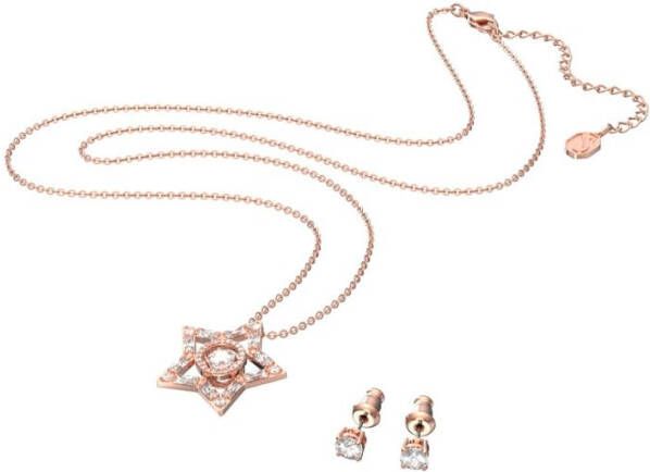 Swarovski Stars set met ketting en oorknopjes