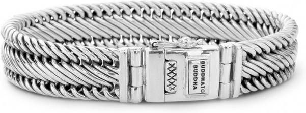 Buddha to Buddha Edwin schakelarmband van zilver
