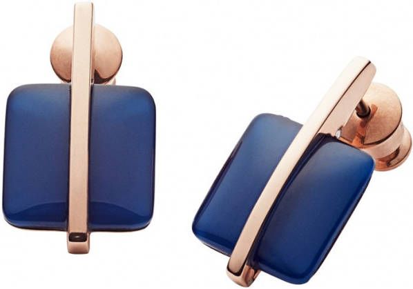 skagen Oorbellen Sea Glass SKJ1136791 Ros&#233, goudkleurig