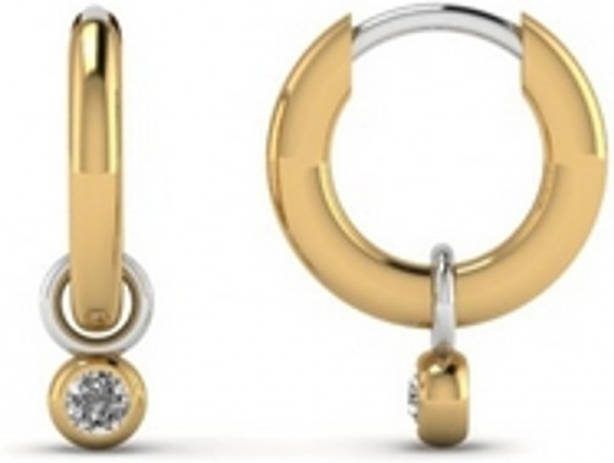 TI SENTO Milano Oorbellen 925 Sterling Zilveren Earrings 7868 Goudkleurig