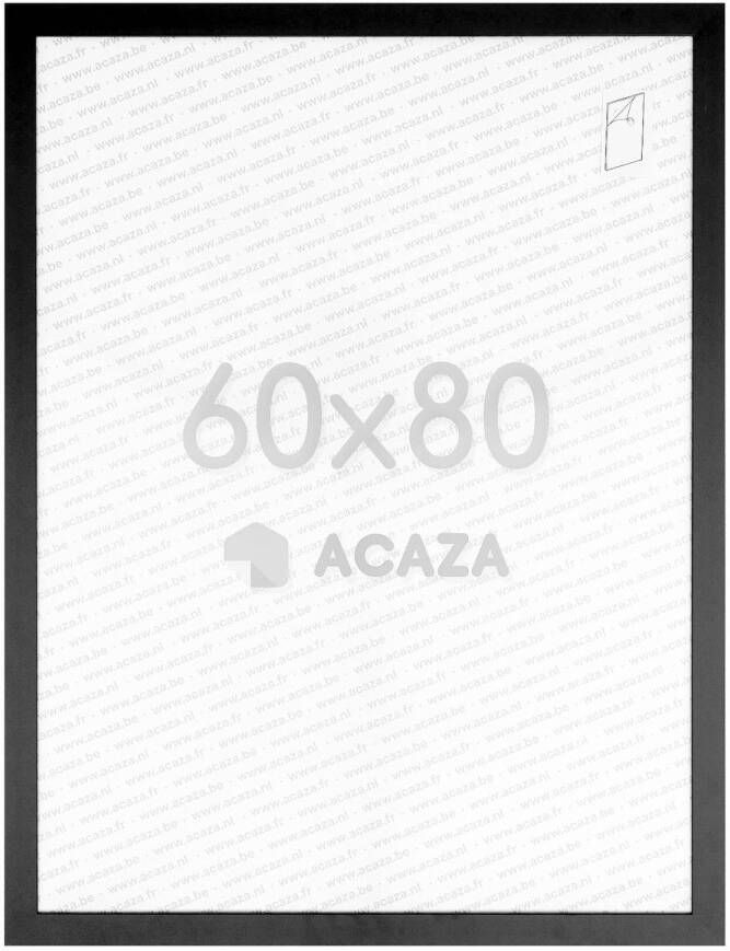 Acaza Madison Fotolijst 60x80 Cm Fotokader In Mdf Hout Zwart