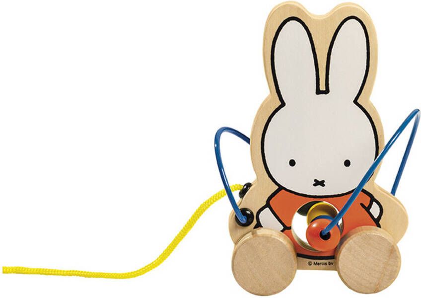 Bambolino Toys Nijntje Trekfiguur Met Kralen