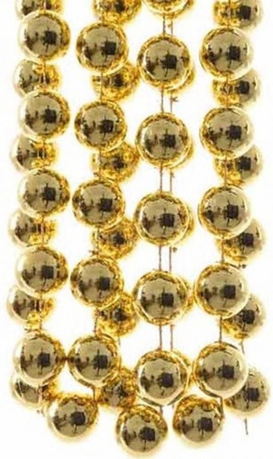 Decoris Kerst Gouden Xxl Kralenslinger Chique Christmas 270 Cm Kerstslingers