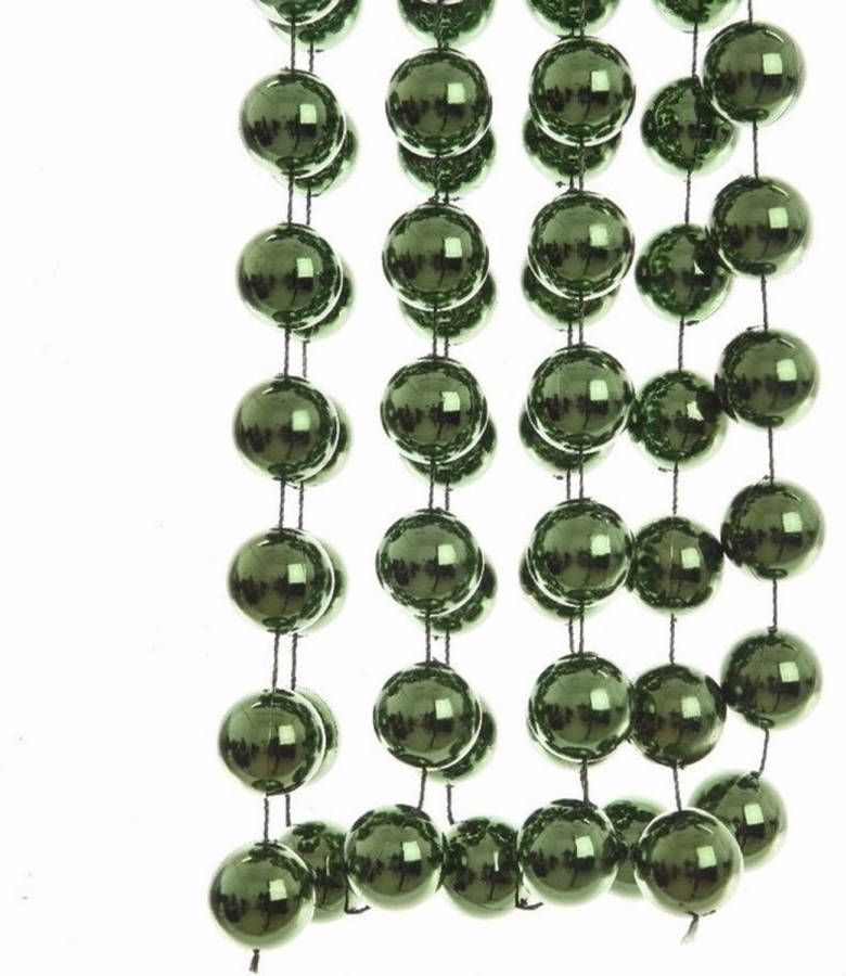 Decoris Kerst Groene Xxl Kralenslinger Nature Christmas 270 Cm Kerstslingers