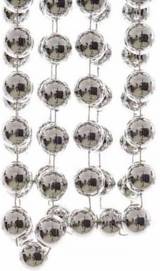 Decoris Kerst Zilveren Xxl Kralenslinger Mystic Christmas 270 Cm Kerstslingers