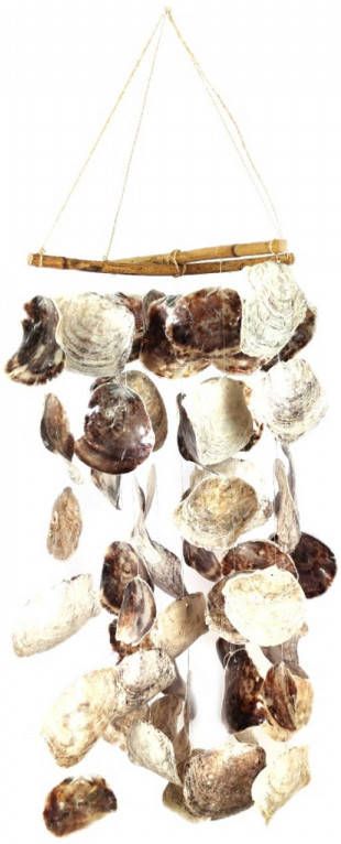 Dijk Natural Collections hanger Van Placuna Schelpen naturel 38x78