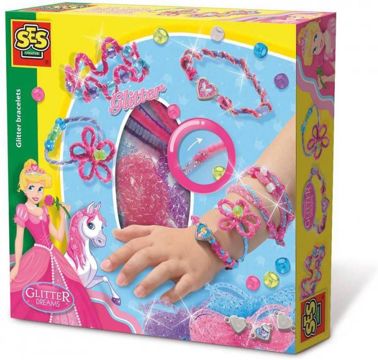SES Creative Glitter dreams Glitter armbanden